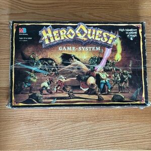 Hero Quest Game System 1990 INCOMPLETE